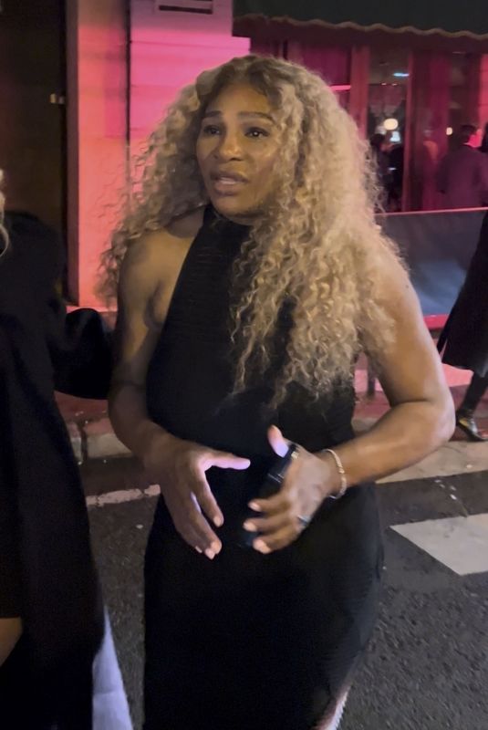 SERENA WILLIAMS Night Out in Paris 03/01/2024