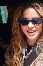 SHAKIRA Arrives at Times Square Concert in New York 03/26/2024