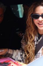 SHAKIRA Arrives at Times Square Concert in New York 03/26/2024