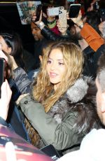 SHAKIRA Arrives Back at Her Hotel in New York 03/25/2024