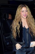 SHAKIRA Out for Dinner After Her Performance in Times Square in New York 03/26/2024