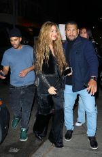 SHAKIRA Out for Dinner After Her Performance in Times Square in New York 03/26/2024