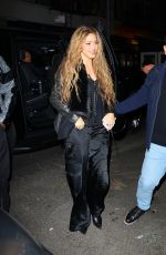 SHAKIRA Out for Dinner After Her Performance in Times Square in New York 03/26/2024