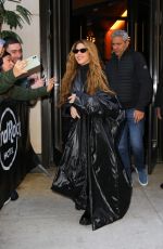 SHAKIRA Outside Hard Rock Hotel in New York 03/29/2024