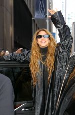SHAKIRA Outside Hard Rock Hotel in New York 03/29/2024
