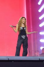 SHAKIRA Performs at TSX in Times Square in New York 03/26/2024