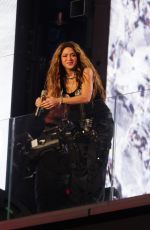 SHAKIRA Performs Live at Time Square in New York 03/26/2024