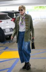 SHARON STONE Out and About in Los Angeles 03/16/2024