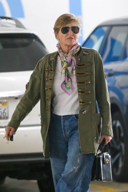 SHARON STONE Out and About in Los Angeles 03/16/2024