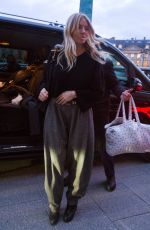 SIENNA MILLER Arrives at Ritz Hotel in Paris 02/28/2024