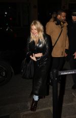 SIENNA MILLER Leaves Caviar Kaspia in Paris 03/03/2024