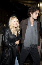SIENNA MILLER Leaves Caviar Kaspia in Paris 03/03/2024