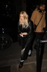 SIENNA MILLER Leaves Caviar Kaspia in Paris 03/03/2024