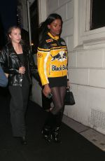 SIMONE ASHLEY Arrives at Gala Performance Afterparty for Cabaret at the Kit Kat Club in London 03/28/2024