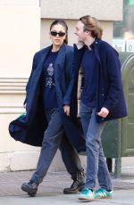 SISTINE STALLONE Out with a Friend in New York 03/18/2024