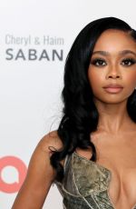SKAI JACKSON at 32nd Annual Elton John AIDS Foundation Academy Awards Viewing Party in West Hollywood 03/10/2024