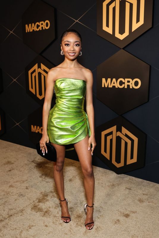 SKAI JACKSON at Macro 6th Annual Pre-Oscars Party in Los Angeles 03/07/2024