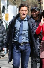 SOFIA CARSON and Sebastian De Souza on the Set of The Life List in New York 03/18/2024