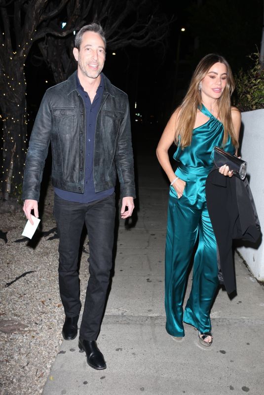 SOFIA VERGARA and Justin Saliman Arrives at Kylie Jenner’s Sprinter Vodka Launch PArty 03/21/2024