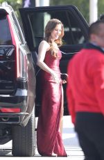 SOPHIA BUSH Arrives at Elton John AIDS Foundation