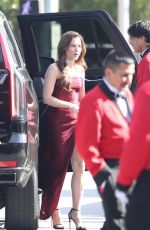SOPHIA BUSH Arrives at Elton John AIDS Foundation