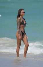 SOPHIA THOMALLA in Bikini ata a Beach in Miami Beach 03/20/2024