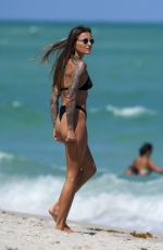 SOPHIA THOMALLA in Bikini ata a Beach in Miami Beach 03/20/2024