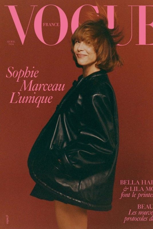 SOPHIE MARCEAU for Vogue France, April 2024