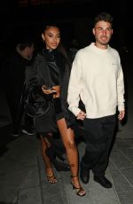 SOPHIE PIPER Arrives at Molly Smith Boohoo Launch at Fenix in Manchester 03/27/2024