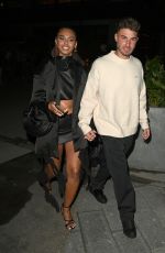 SOPHIE PIPER Arrives at Molly Smith Boohoo Launch at Fenix in Manchester 03/27/2024