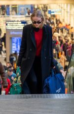 SOPHIE TURNER Arrives Back in London via Train 03/06/2024