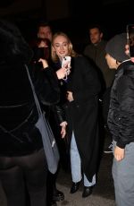 SOPHIE TURNER Leaves Costes in Paris 03/04/2024