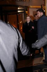 SOPHIE TURNER Out for Dinner Engagement at Paris Fashion Week 03/03/2024