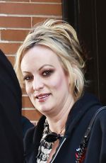 STORMY DANIELS Leaves The View Talk Show in New York 03/21/2024