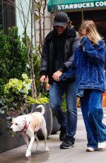 SYDNEY SWEENEY and Jonathan Davino Out with Their Dog in New York 03/06/2024
