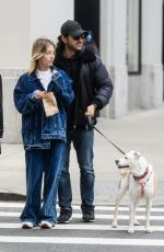 SYDNEY SWEENEY and Jonathan Davino Out with Their Dog in New York 03/06/2024