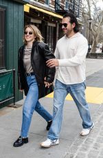 SYDNEY SWEENEY LeaveS Bar Pitti in New York 03/20/2024