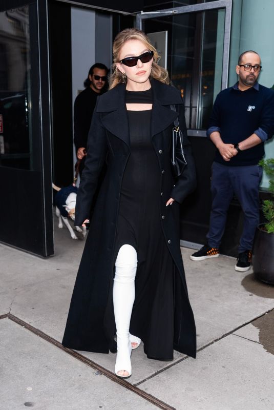 SYDNEY SWEENEY Leaves Her Hotel in New York 03/07/2024