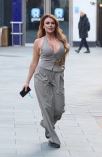 TALLIA STORM Leaves Global Radio Studios in London 03/08/2024