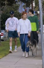 TALLULAH WILLIS Out with New Boyfriend and a Friend in Los Feliz 03/01/2024