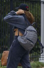 TAMAR BRAXTON on the Set of College Hill: Celebrity Edition in New Orleans 02/29/2024