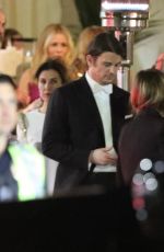TAMISN EGERTON Leaves the Vanity Fair Oscar Party in Beverly Hills 03/10/2024
