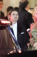TAMISN EGERTON Leaves the Vanity Fair Oscar Party in Beverly Hills 03/10/2024