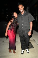 TANYA MANHENGA Arrives at Molly Smith Boohoo Launch at Fenix in Manchester 03/27/2024