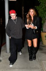 TATE MCRAE Out for Dinner in Beverly Hills 03/13/2024
