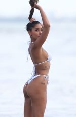 TATIANA PANKAL in Bikini at a Photoshoot on the Beach in Malibu 03/26/2024