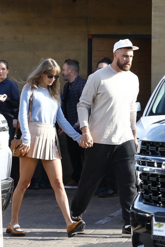 TAYLOR SWIFT and Travis Kelce on a Lunch Date at Nobu in Malibu 03/24/2024
