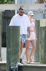 TAYLOR SWIFT and Travis Kelce on Vacation in Bahamas 03/20/2024