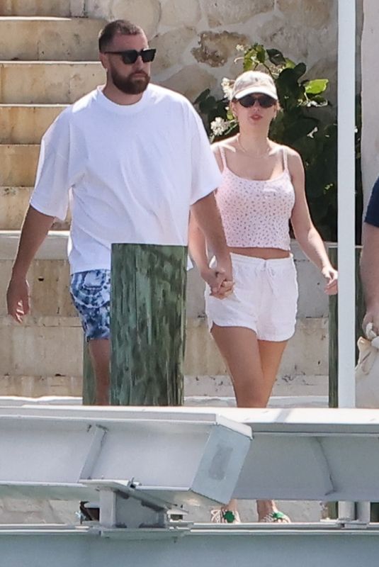 TAYLOR SWIFT and Travis Kelce on Vacation in Bahamas 03/20/2024