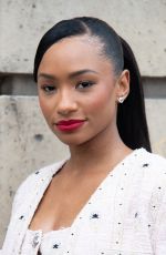 TEMI OTEDOLA at Giambattista Valli Womenswear Fall/Winter 2024-2025 Show at Paris Fashion Week 03/01/2024